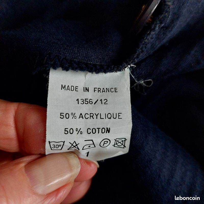Veste femme T 40 marine (image 3)