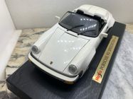 Porsche 911 Carrera Speedster 1989 Gris Argent – Maisto 1/18, Miniature Métal