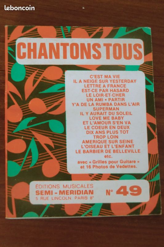 CHANTONS TOUS n°49 1977 (image 1)