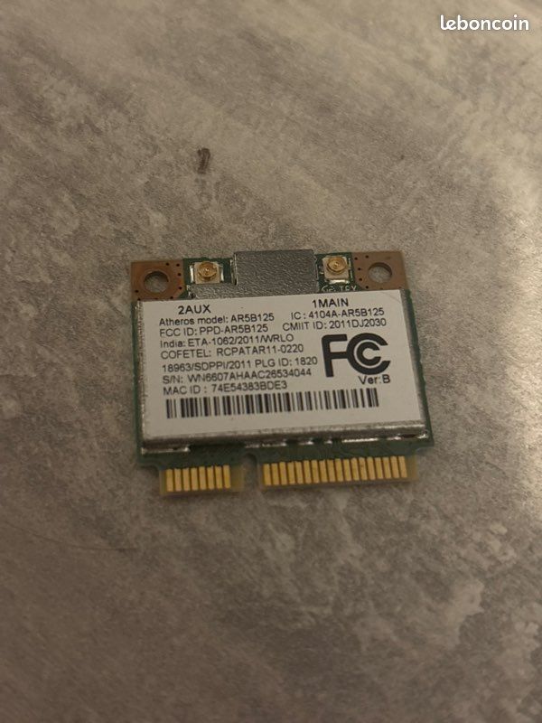 Carte wifi et bluethoot (image 1)