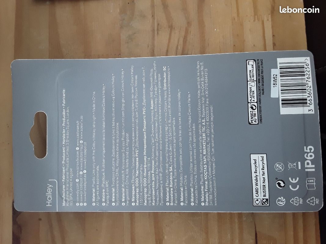 Lot de 8 Connecteur raccord d'angle IP65 pour ruban à LED colours hailey neuf emballer (image 3)