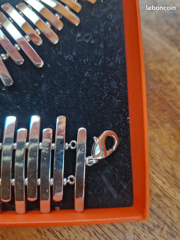 Ras de cou et bracelet acier (image 2)