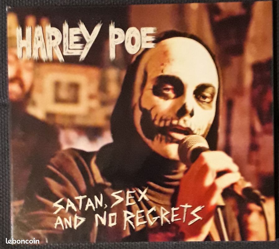 Harley Poe ‎- Satan, Sex and No Regrets (CD, Album, Digipack) Folk Punk (NEW) (image 1)