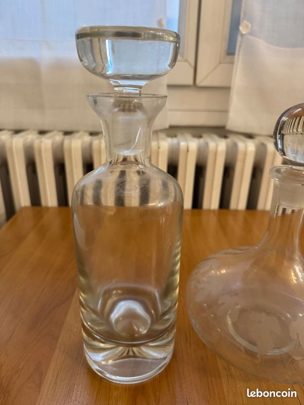Bouteille En Verre De Liqueur Avec Bouchon En Liège, Vente En Gros, Silex, Clair, Rond, Classique, Vide, Brandy, Gin, Ru, Vodka, Tequila, 100ml