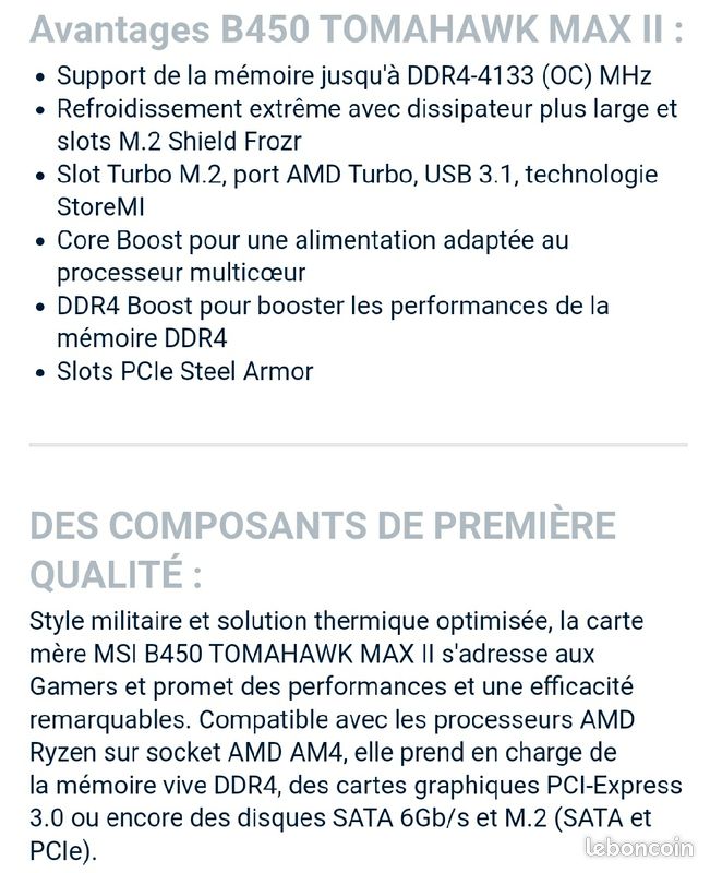 Carte mère (image 1)