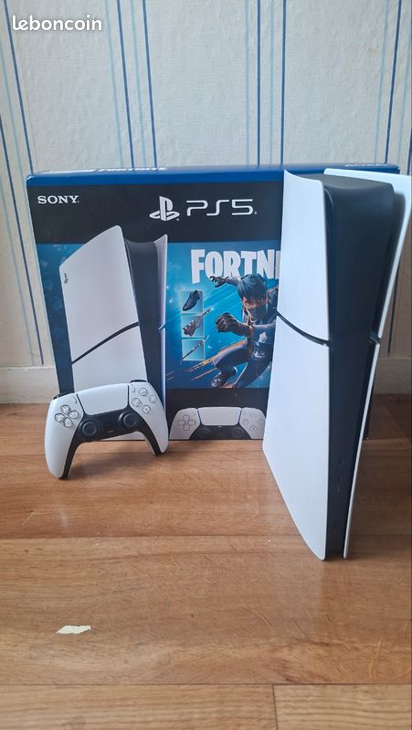🎮 PS5 sans lecteur disques + manette DualSense – Édition Fortnite (image 2)
