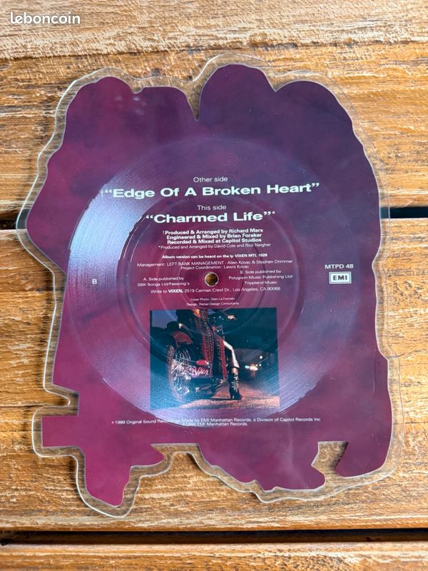 Vinyle Picture Disc Vixen (image 2)