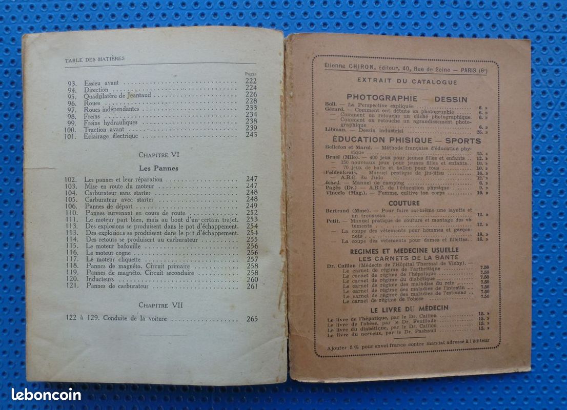 Nouveau manuel de l’Automobiliste de 1936 (01) (image 16)