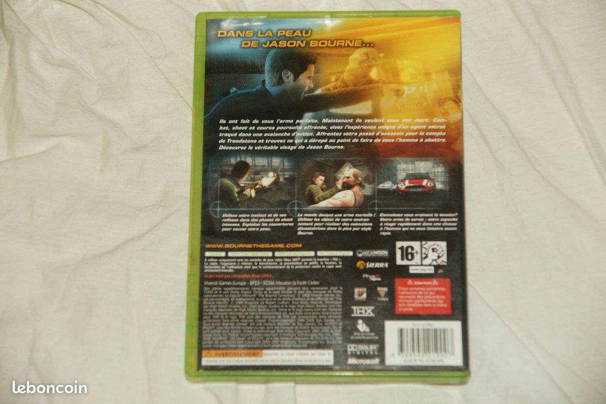 Jeu Xbox 360 – La Mémoire Dans La Peau – Très Bon état – Complet PAL