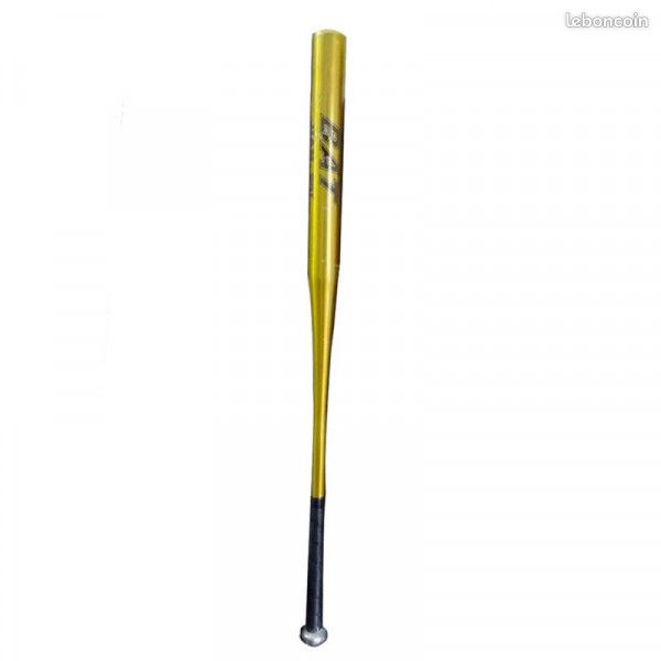 Batte Aluminium de baseball 25 Pouces 63cm Diam 5cm Couleur Or Neuf (image 1)