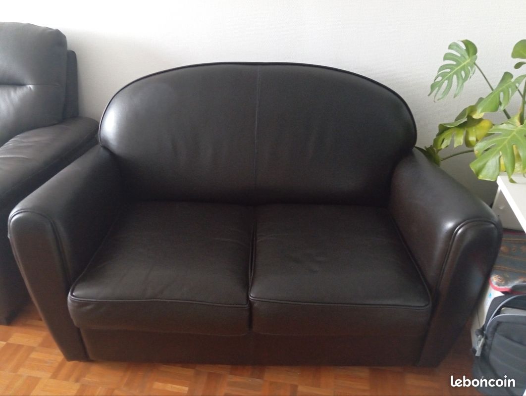 Canapé 100% cuir (image 1)