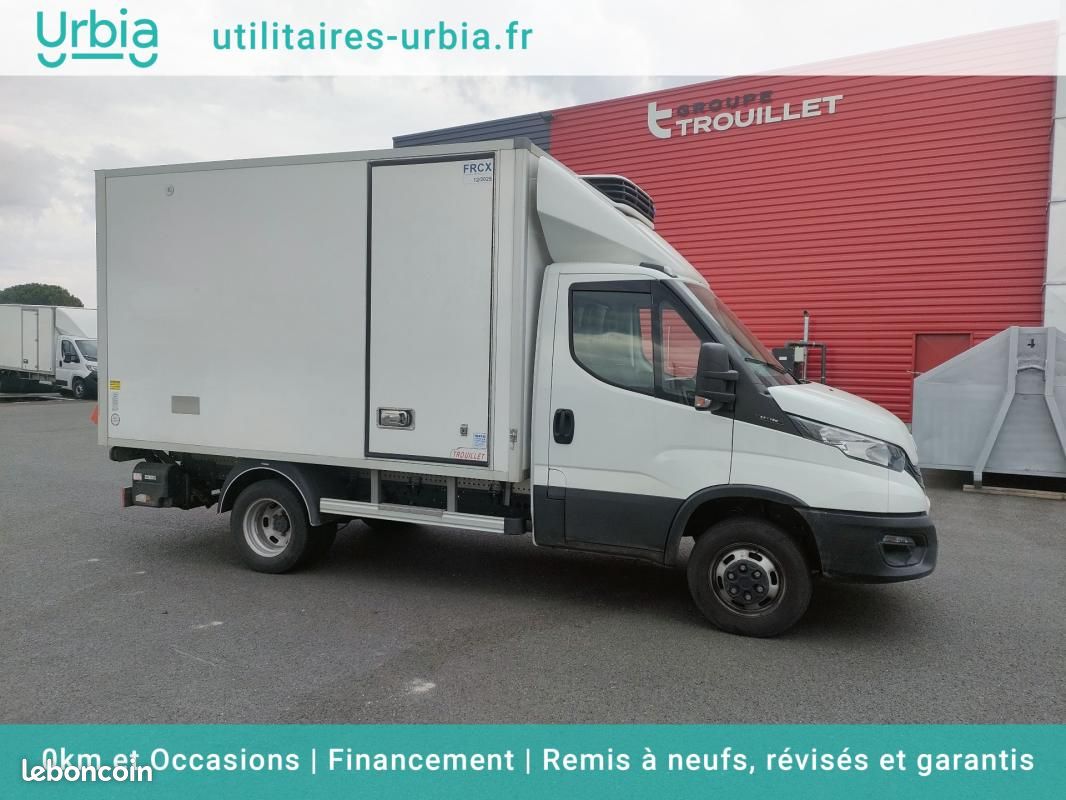 Iveco Daily CHASSIS CABINE FRIGO 12M3 160 CV ROUES JUMELEES HAYON CAISSE CAZAUX GROUPE THERMOKING... (image 1)