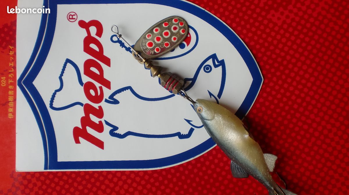 Cuiller Tournante MEPPS N°2 COMET MINNOW Truite Chevesne Perche Bass silure aspe brochet (image 1)