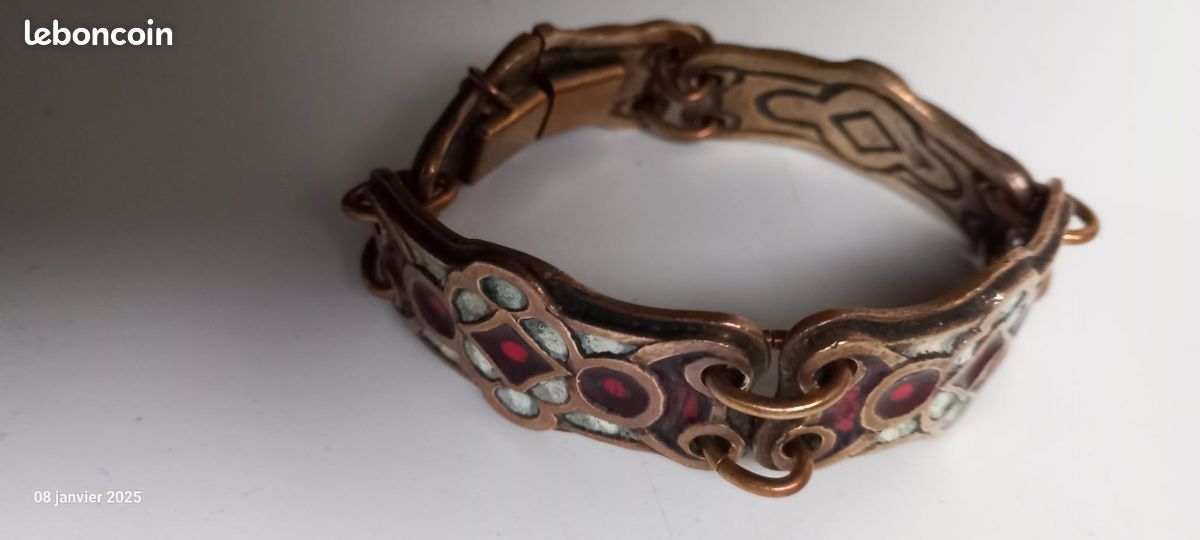 Bracelet bronze signé Dominique Piechaud (image 2)