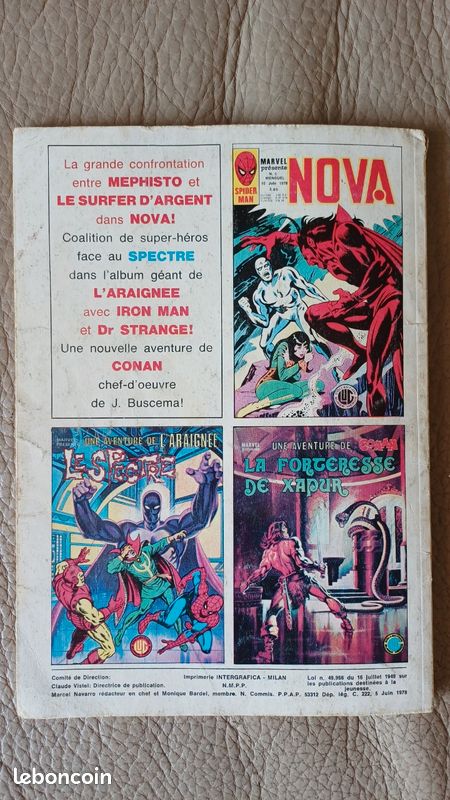 [Réservé] Lot 1 de 10 Marvel Strange Le journal de Spider-Man Collection Super Héros LUG (image 4)