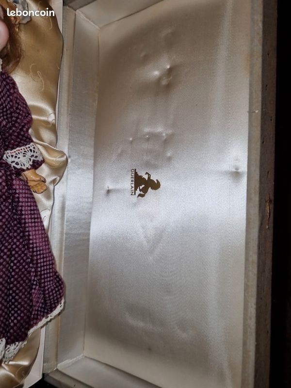 Ancienne Poupée En Porcelaine Allemande – 11 Cm – Modèle 1900, Fille, En Coffret