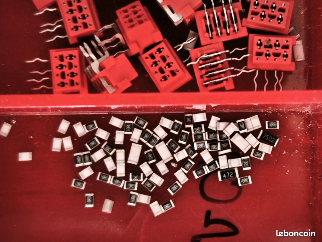 Lot composants électroniques CMS – résistances SMD, DIP-switches et trimmer (image 9)