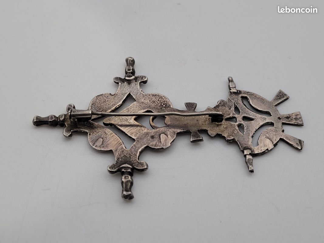 Bracelet Berbère Ancien Argent Massif - XIXe Siècle - Ethnique Authentique
