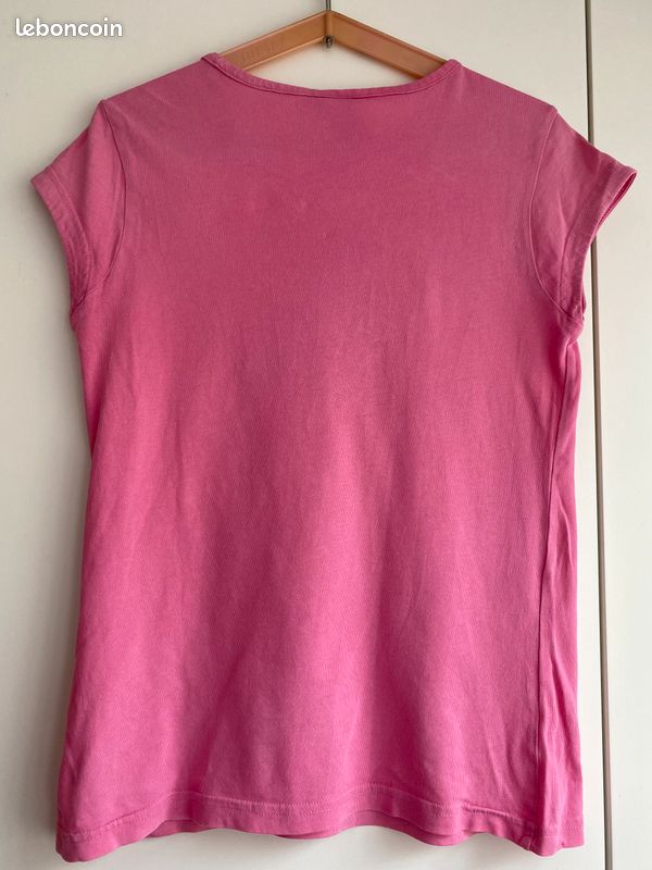 2 tee-shirts fille (taille 10-11 ans - Adidas et Benetton) (image 5)