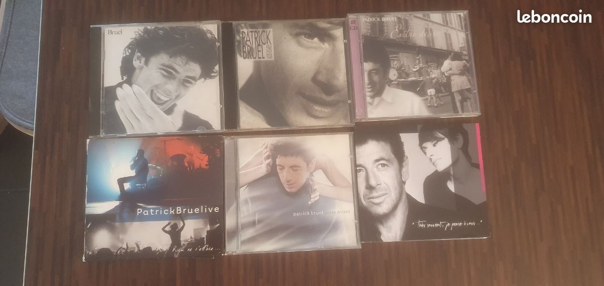 Lot de 6 CD Patrick Bruel et un offert (image 1)