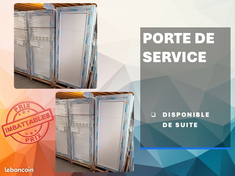 Porte de service avec remise (image 4)