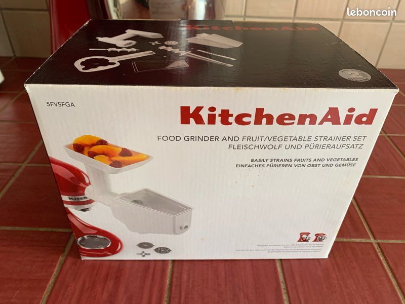 Ensemble kitchenaid hachoir et passoire à fruits et légumes neuf (image 19)