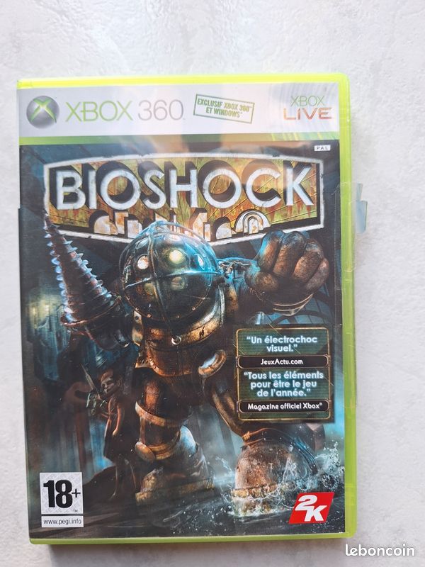 Jeu Xbox 360 Bioshock – Avec Notice, Bon état, Classification PEGI 18