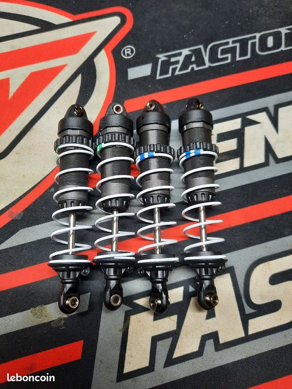 Jeu D'amortisseurs Traxxas Slash 4WD/2WD Avec Ressorts Pour Rustler, Stampede, Bandit - Neuf