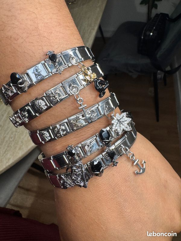 Bracelet italiens charms pour homme (image 2)