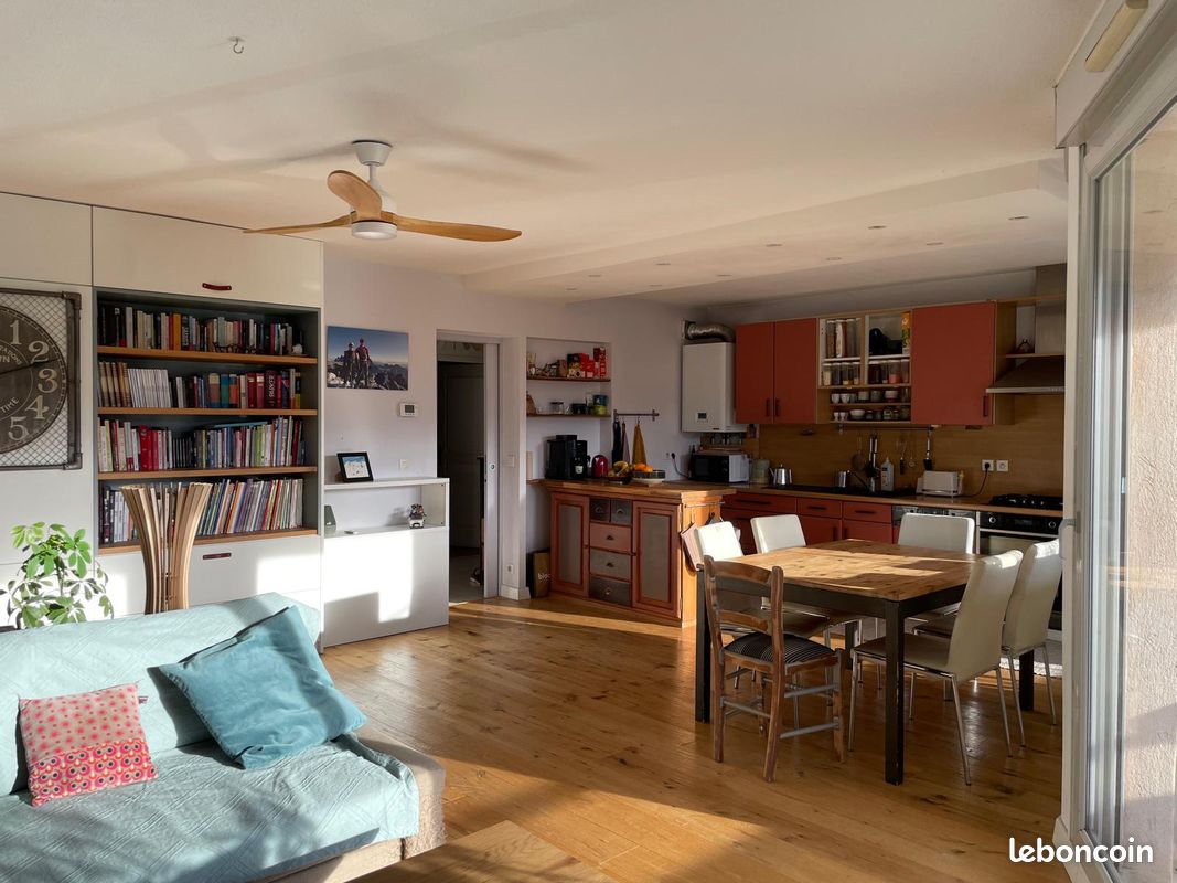 T4 83 m² – Ile Verte – Vue Belledonne – Sans vis-à-vis – Jardin privatif 1500 m² – Garage possible