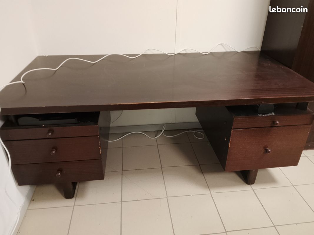 Grande Armoire De Bureau En Bois Massif Cocktail Scandinave – 184 Cm – Style Scandinave Authentique