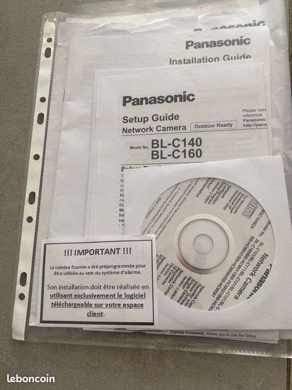 Caméra de surveillance, Panasonic BL–C160 (image 4)