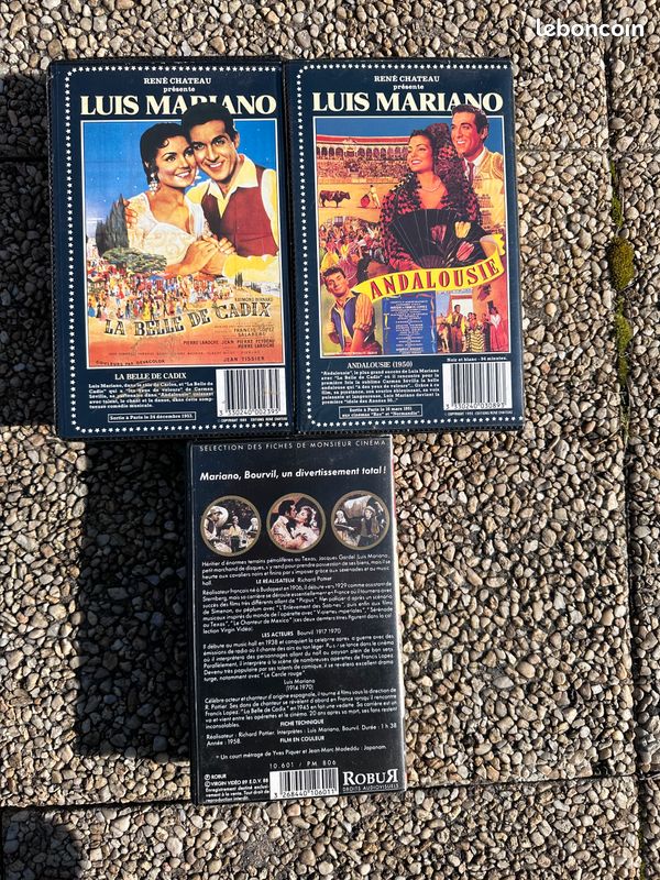 3 Casettes VHS Luis mariano (image 3)