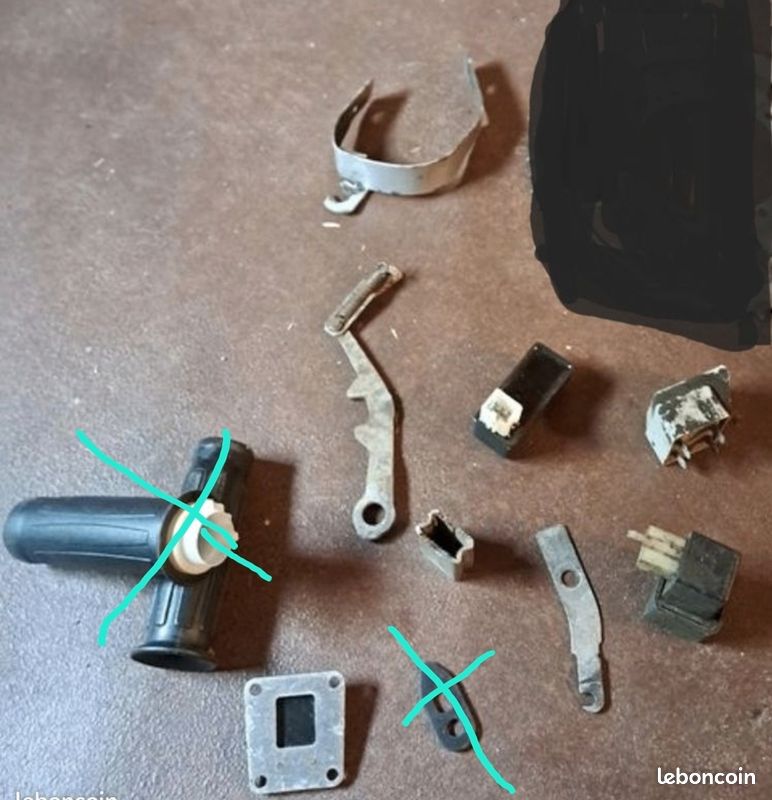 Pieces mobylette motobecane peugeot cyclomoteur 49.9 (image 2)