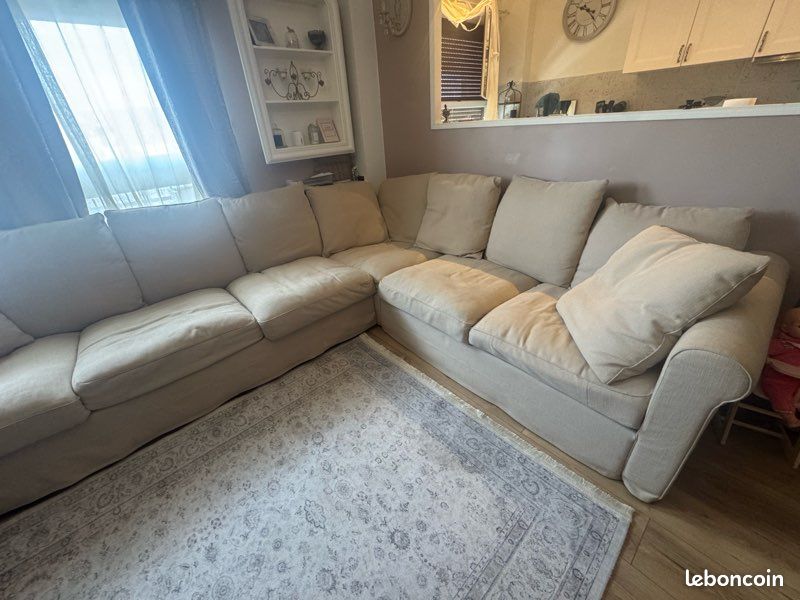 Canapé IKEA beige (image 2)