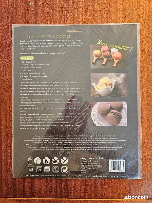 Plaque à macarons en silicone (image 2)
