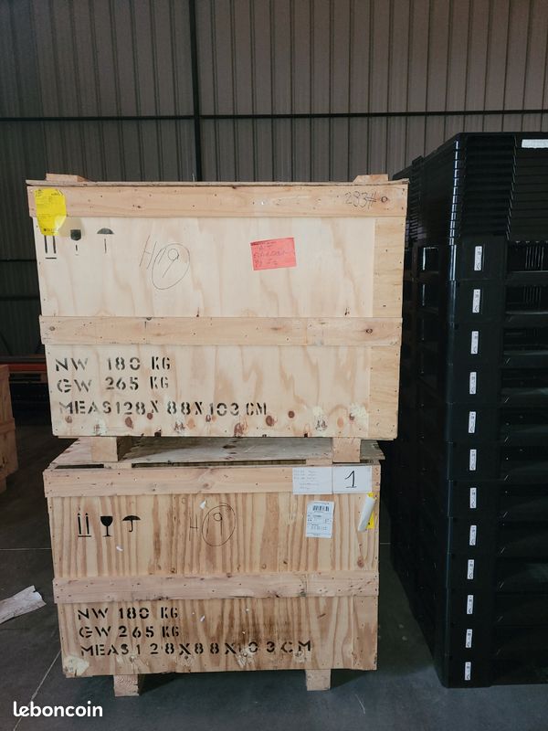 Caisse bois avec couvercle (image 2)