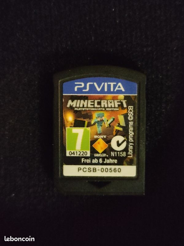 Jeu PS Vita Minecraft Version Française PAL - Bon état, Boîte Probablement Incluse