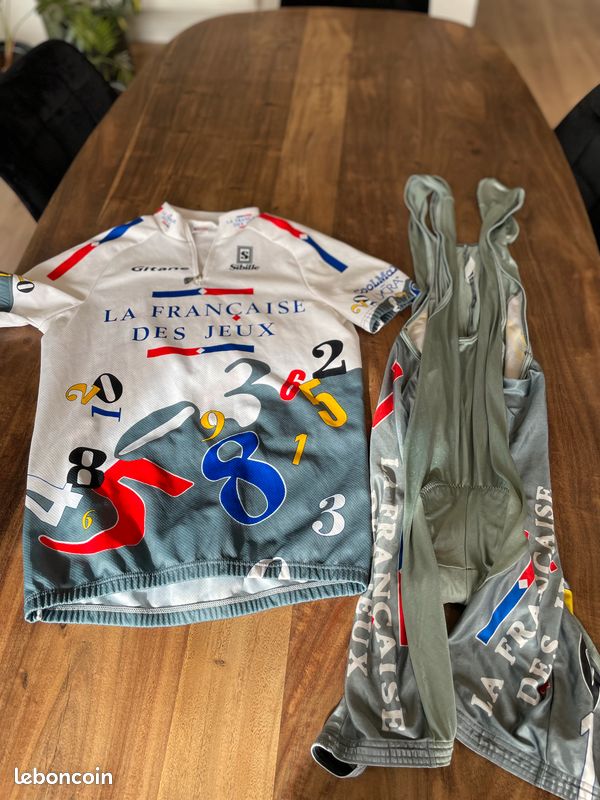 Maillot vélo rétro Française des Jeux – The Sport Nuggets Maillot vélo rétro Française des Jeux – The Sport Nuggets