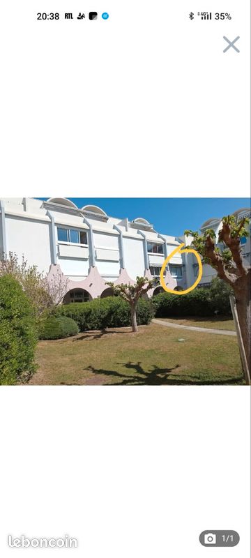 Appartement t2 refait à neuf 2 piscines, 300 m du seaquarium (image 5)