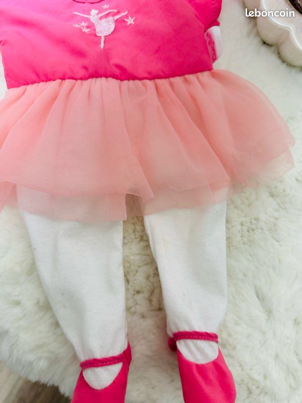 Vêtements poupée 36cm/ pyjama ballerine corolle (image 3)
