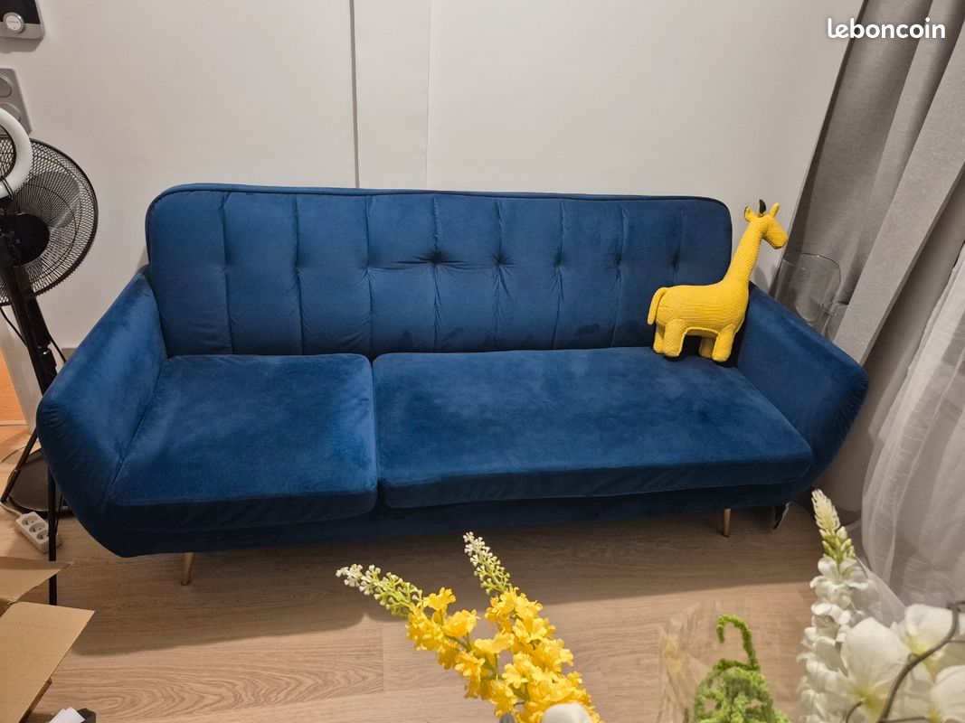 Canapé bleu (image 3)