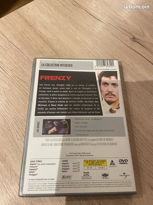 Dvd Frenzy Hitchcock (image 4)