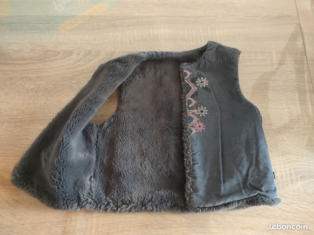 Gilet sans manches bolero chaud Bébé fille 3 ans La Compagnie des Petits (image 2)