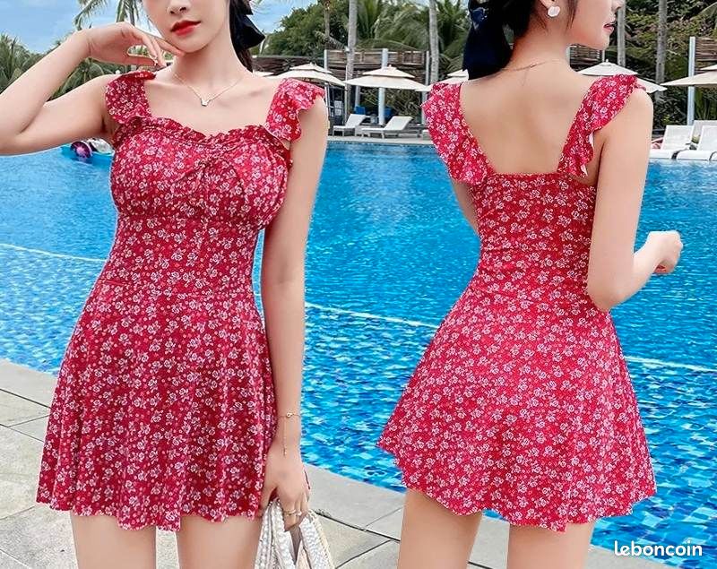Neuf lot de 2 maillot de bain - style robe (image 2)