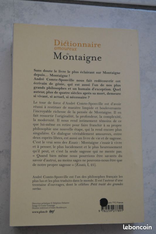 André comte-sponville dictionnaire amoureux de montaigne (image 3)