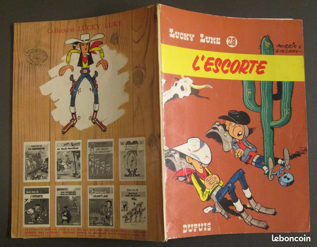 LUCKY LUKE N°28 - " L'escorte " - Bon état - Janvier 1970 (image 12)