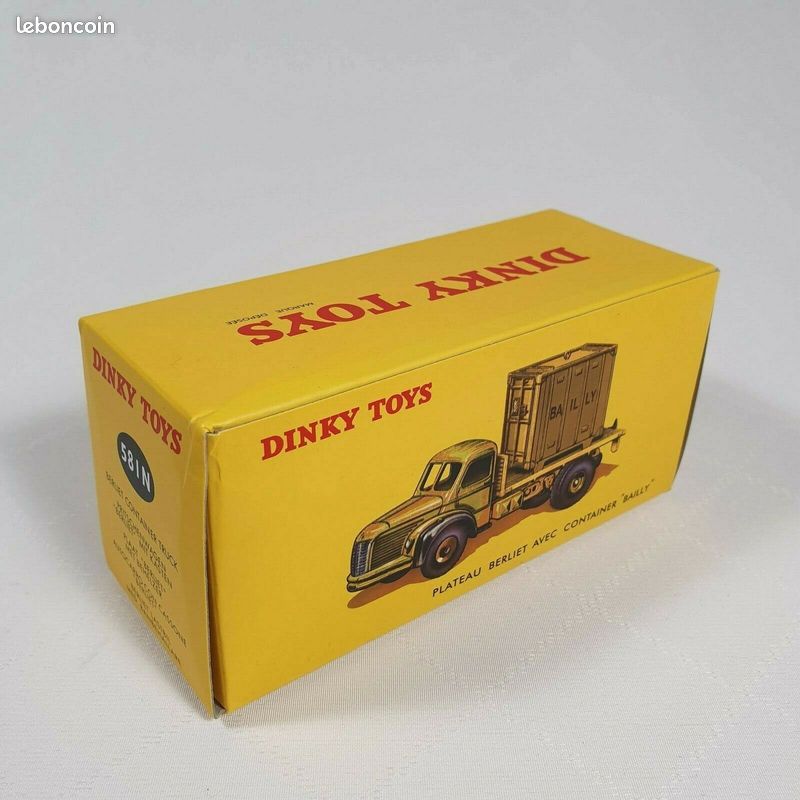 Dinky Toys Atlas – Berliet GLR Porte-container – 1/55 – Réf 581 N