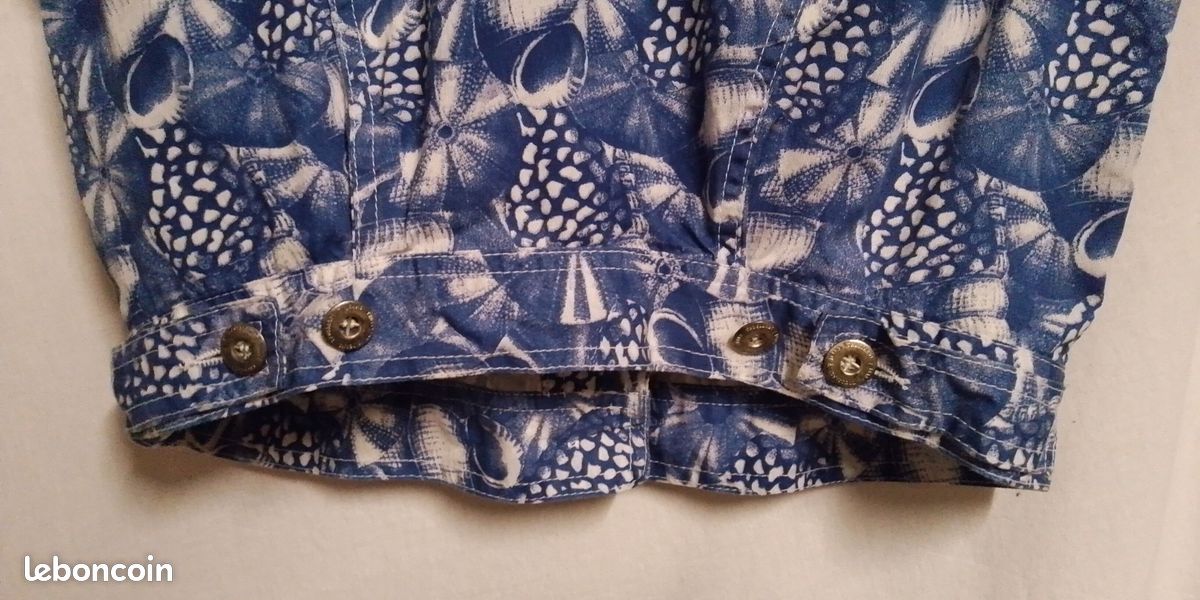 Veste En Jean Trussardi Taille L - Noir Avec Détails Dorés, Occasion Très Bon état, Pour Femme