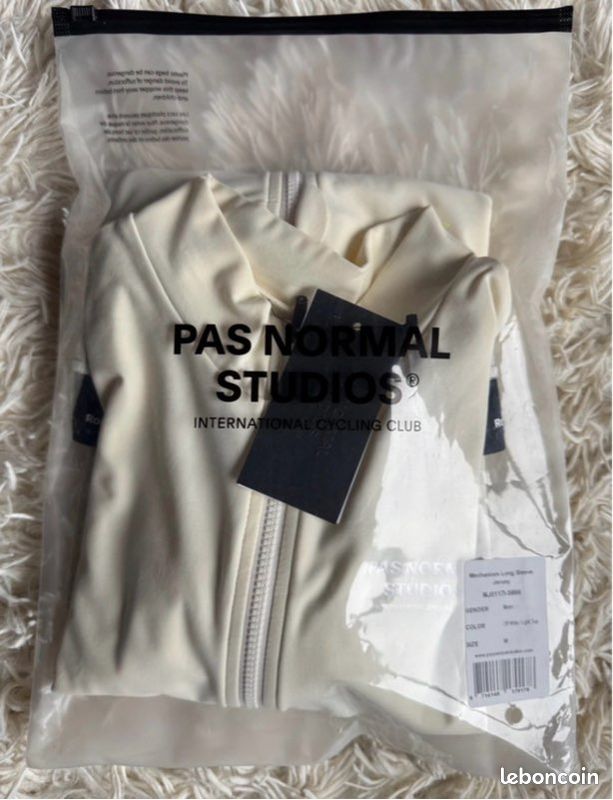 PAS Normal Studios Manches Longues Couche De Base - Noir, Taille L, Neuf Avec étiquettes